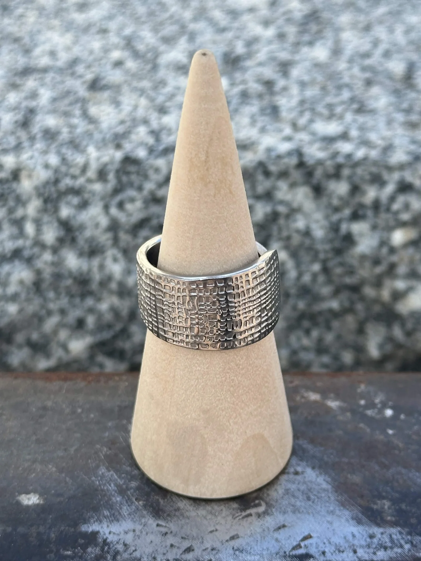 Bague Croco