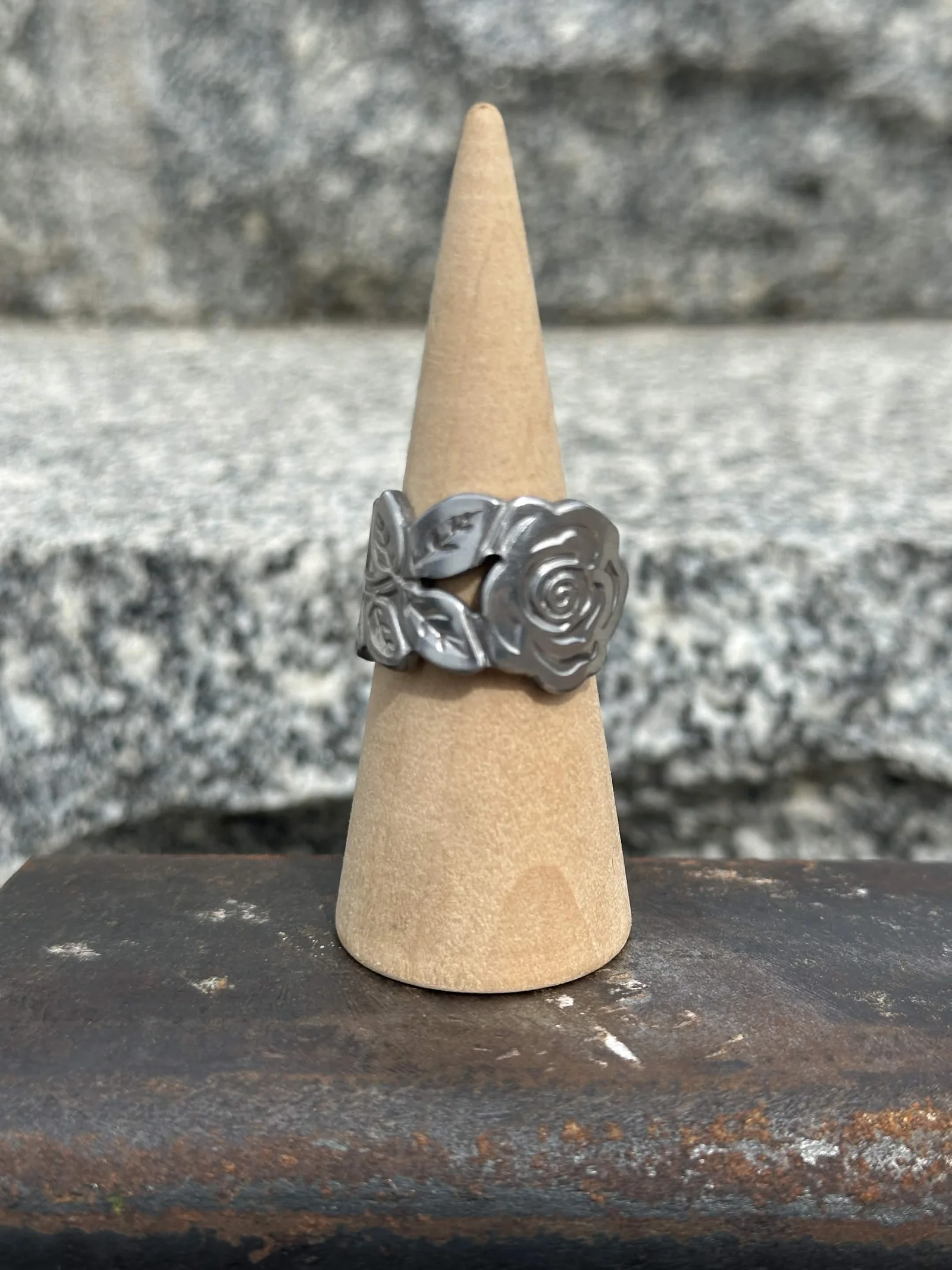 Bague Rose Ajourée