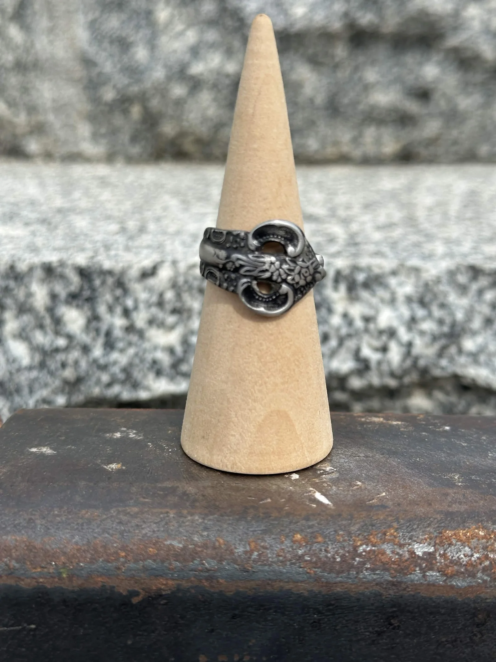 Bague Volute Fleurie